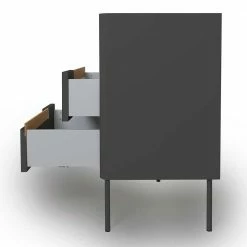 Besorgen 🎁 Skandi Design-Kommode Mit Sechs Schubladen - Anziano ✔️ -Reanna Shop skandi design kommode mit sechs schubladen in anthrazit mit eiche anziano 04