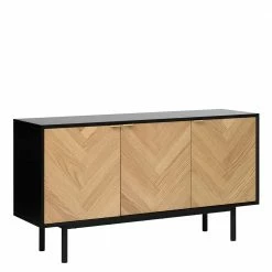Coupon 😉 Skandi Türen Sideboard Mit Fischgrät Design - Carneys 👍