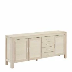 Beste Bewertungen von ❤️ Teilmassives Sideboard In Weiß Geölt - Inviama ⭐