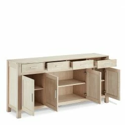 Billig 🌟 Topp Sideboard In Eiche Bianco Geseift - Neclos 😀 8 Billig 🌟 Topp Sideboard In Eiche Bianco Geseift - Neclos 😀 -Reanna Shop topp sideboard in eiche bianco geseift teilmassiv 183x86x45 neclos 02