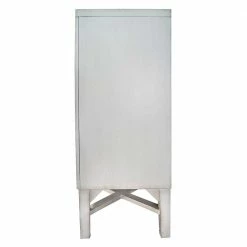 Billig 😀 Vintage Türen-Kommode In Antikweiß - Anice 😍 -Reanna Shop vintage tueren kommode in antikweiss mit metallgriffen 4 tuerig anice 02