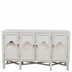 Billig 😀 Vintage Türen-Kommode In Antikweiß - Anice 😍