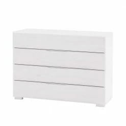 Blitzangebot 🎁 Weiße Holzkommode Anvidia Aus Buche Massiv 👏