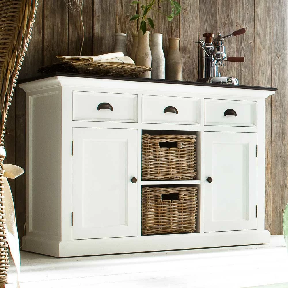 Top 10 👍 Weiße Landhaus Anrichte Provona Aus Teilmassivholz 🥰 2 Top 10 👍 Weiße Landhaus Anrichte Provona Aus Teilmassivholz 🥰 – Bild 2