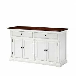 Auslauf 💯 Weißes Buffet Im Landhaus Stil Riadura 4-türig 🧨