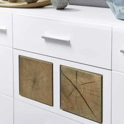 Budget 😀 Weißes Design-Sideboard Mit Glas & LED - Lisepio ❤️ 8 Budget 😀 Weißes Design-Sideboard Mit Glas & LED - Lisepio ❤️ -Reanna Shop weisses design sideboard mit glas led beleuchtung lisepio 02