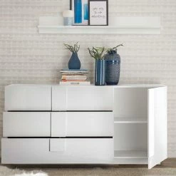 Großhandel 💯 Weißes Hochglanz Sideboard Mit Tür - Kerym 👍 8 Großhandel 💯 Weißes Hochglanz Sideboard Mit Tür - Kerym 👍 -Reanna Shop weisses hochglanz sideboard mit tuer und sechs schubladen kerym 02