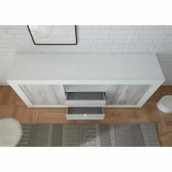 Budget 💯 Weißes Sideboard Mit 184 Cm Breite - Merenda 🌟 -Reanna Shop weisses sideboard mit 184 cm breite in hochglanz pinie dekor merenda 04