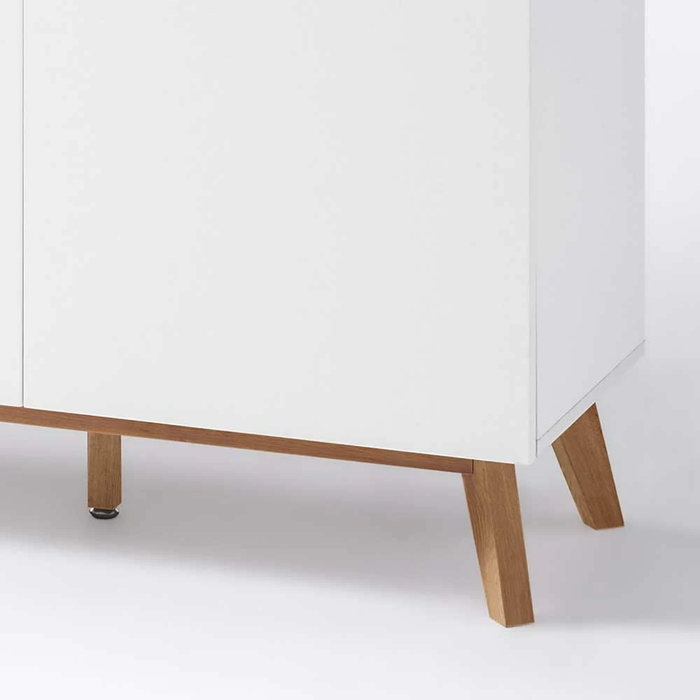 Brandneu 😀 Weißes Sideboard Maiky Mit Griffmulden 🥰 5 Brandneu 😀 Weißes Sideboard Maiky Mit Griffmulden 🥰 – Bild 5