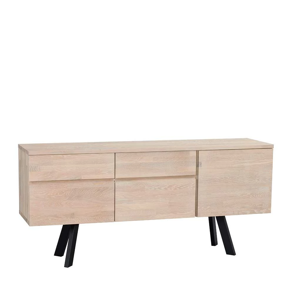 Coupon 🔔 White Wash Sideboard Aus Eiche Massiv Pulva Mit Stahl Schwarz ⭐ 1 Coupon 🔔 White Wash Sideboard Aus Eiche Massiv Pulva Mit Stahl Schwarz ⭐