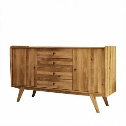 Auslauf ✔️ Wildeiche Holz-Sideboard 160 Cm Breit - Hardus 🎉