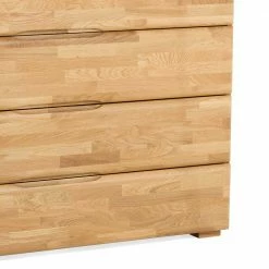 Bestes Angebot ✨ Wildeiche Kommode Streeter Mit Vier Schubladen 🔥 -Reanna Shop wildeiche kommode vier schubladen massivholz honigfarben geoelt streeter 03