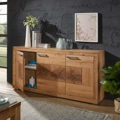 Schlussverkauf 🔔 Wildeiche Sideboard Troncon In 171 Cm Breite ✔️ -Reanna Shop wildeiche sideboard in 171 cm breite 3 tuerig troncon 02