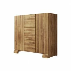Neu 🔔 Wildeiche Sideboard Vaskov Massiv Geölt ⌛