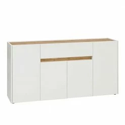 Billig 🎁 Wohnraum Sideboard 170 Cm Breit - Nonessia ✨ -Reanna Shop wohnraum sideboard 170 cm breit in weiss wildeiche dekor nonessia 02