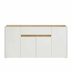 Billig 🎁 Wohnraum Sideboard 170 Cm Breit - Nonessia ✨ -Reanna Shop wohnraum sideboard 170 cm breit in weiss wildeiche dekor nonessia 03