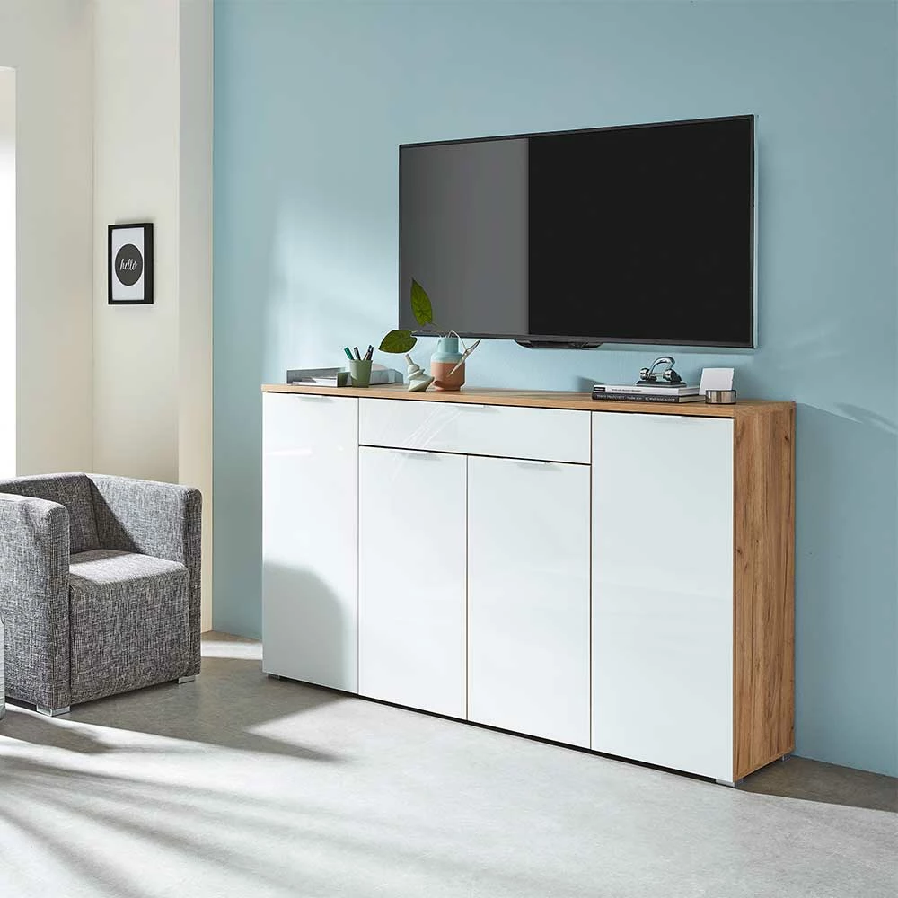 Bestes Angebot ❤️ Wohnraum Sideboard In 180x105x40 Cm - Reestyl 🎁 2 Bestes Angebot ❤️ Wohnraum Sideboard In 180x105x40 Cm - Reestyl 🎁 – Bild 2