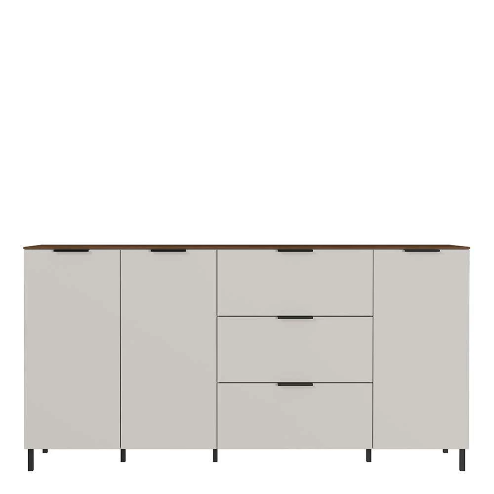 Neu 😀 Wohnzimmer Kommode In Hellgrau & Nussbaum - Anlogian 🛒 3 Neu 😀 Wohnzimmer Kommode In Hellgrau & Nussbaum - Anlogian 🛒 – Bild 3