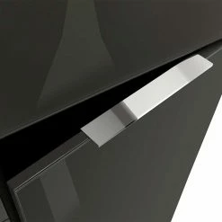 Neu 🛒 Wohnzimmer Kommode Mit Türfach - Reanna 👏 10 Neu 🛒 Wohnzimmer Kommode Mit Türfach - Reanna 👏 -Reanna Shop wohnzimmer kommode mit tuerfach und vier schubladen in anthrazit weiss reanna 04