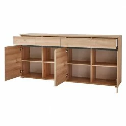 Neu ✔️ Wohnzimmer Sideboard Curelino In Buche ❤️ 6 Neu ✔️ Wohnzimmer Sideboard Curelino In Buche ❤️ -Reanna Shop wohnzimmer sideboard buche schubladen curelino 02