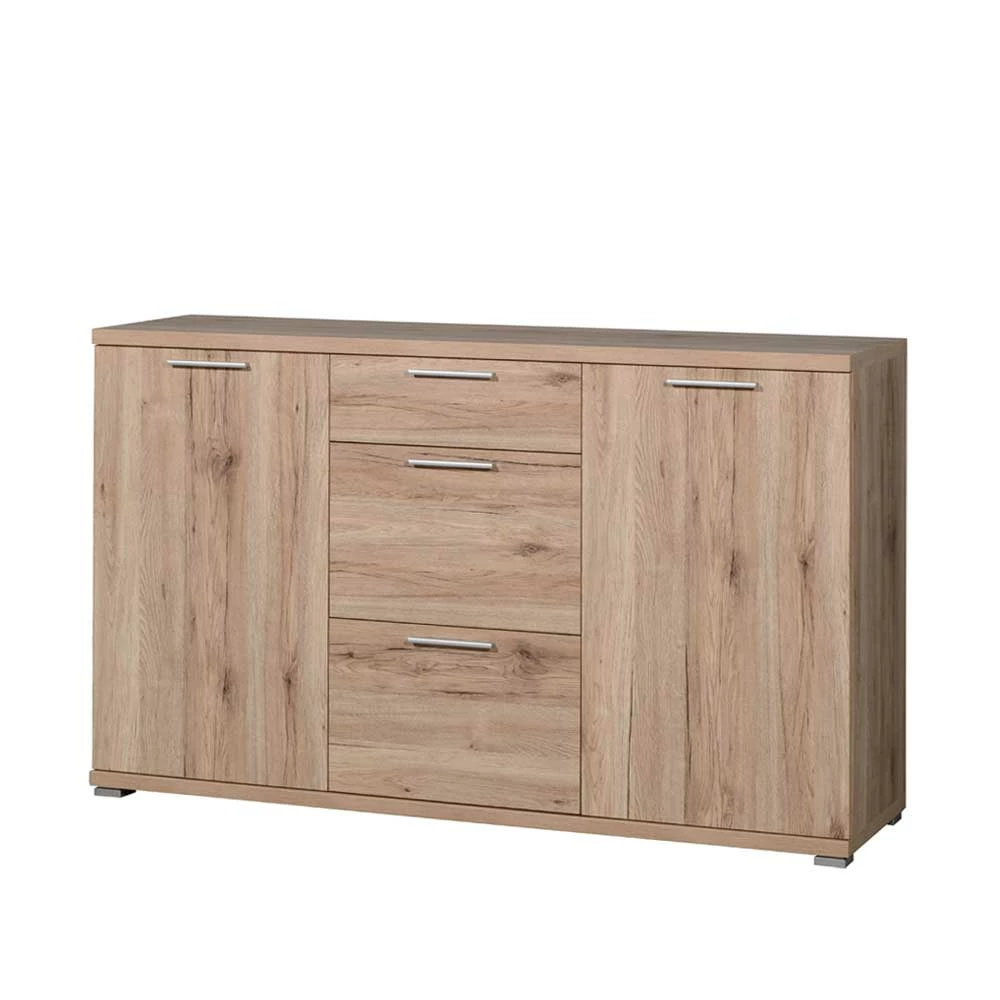 Blitzangebot 😀 Wohnzimmer Sideboard Endrew In Eiche Sanremo 🌟 1 Blitzangebot 😀 Wohnzimmer Sideboard Endrew In Eiche Sanremo 🌟