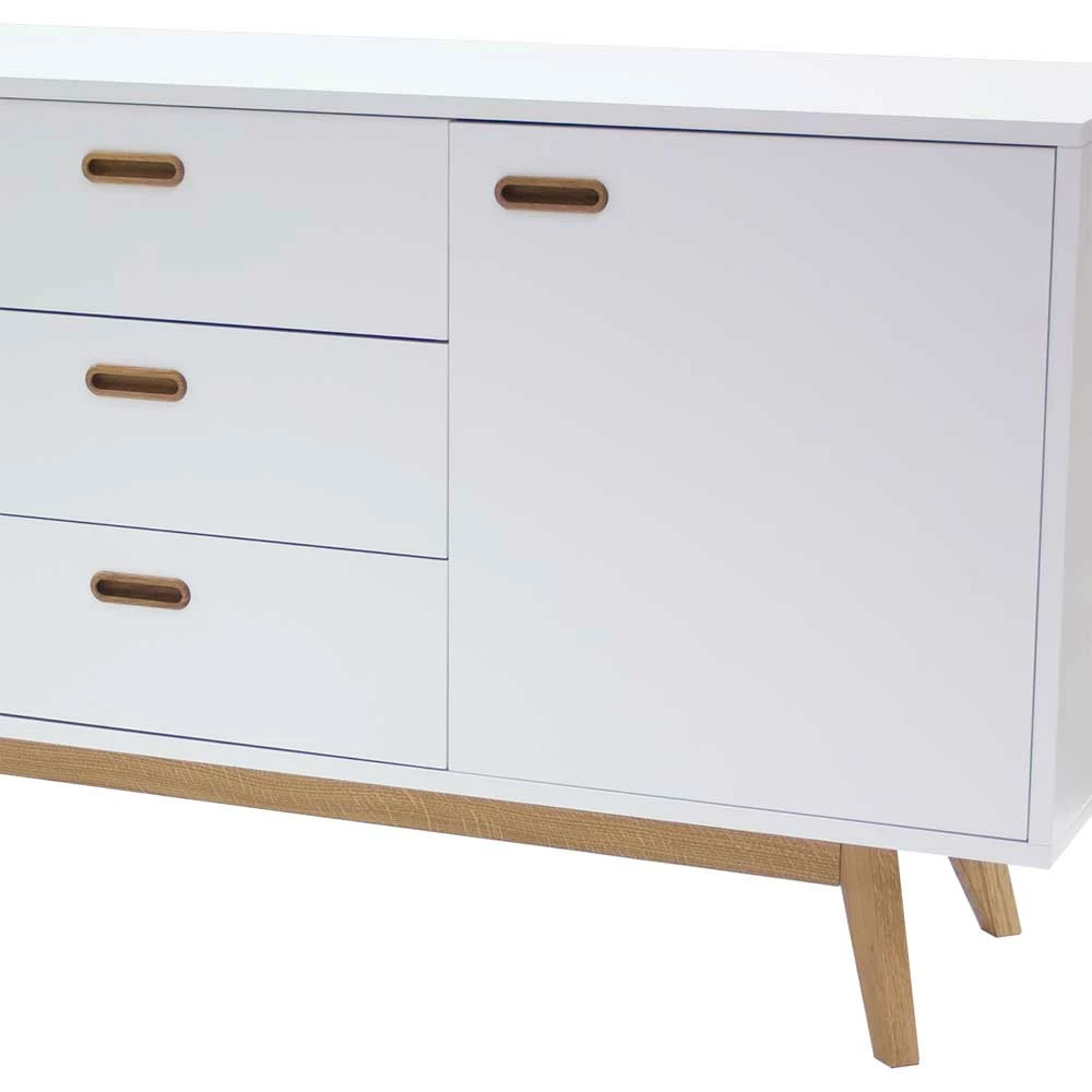 Rabatt 🎉 Wohnzimmer Sideboard Udessa In Weiß Eiche 🎉 2 Rabatt 🎉 Wohnzimmer Sideboard Udessa In Weiß Eiche 🎉 – Bild 2