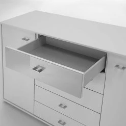 Besorgen ⌛ Wohnzimmer Sideboard Marcs In Weiß Lackiert ✔️ 6 Besorgen ⌛ Wohnzimmer Sideboard Marcs In Weiß Lackiert ✔️ -Reanna Shop wohnzimmer sideboard weiss lackiert 140 cm marcs 03