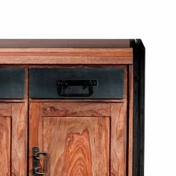 Auslauf 😀 Wohnzimmerkommode Mendoza Aus Akazie Massivholz 🧨 6 Auslauf 😀 Wohnzimmerkommode Mendoza Aus Akazie Massivholz 🧨 -Reanna Shop wohnzimmerkommode akazie massivholz vintage stil mendoza 03