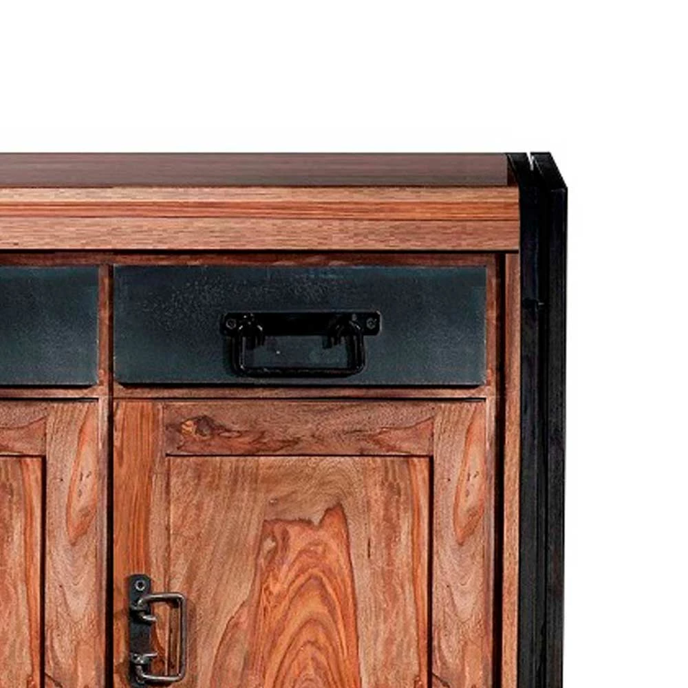 Auslauf 😀 Wohnzimmerkommode Mendoza Aus Akazie Massivholz 🧨 3 Auslauf 😀 Wohnzimmerkommode Mendoza Aus Akazie Massivholz 🧨 – Bild 3