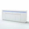 Auslauf ❤️ XXL Sideboard Tovic In Hochglanz Weiß 🥰