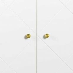 Aktion ❤️ Zweifarbige Kommode Mit Doppeltür - Invesia 👍 -Reanna Shop zweifarbige kommode mit doppeltuer in weiss eiche natur invesia 05