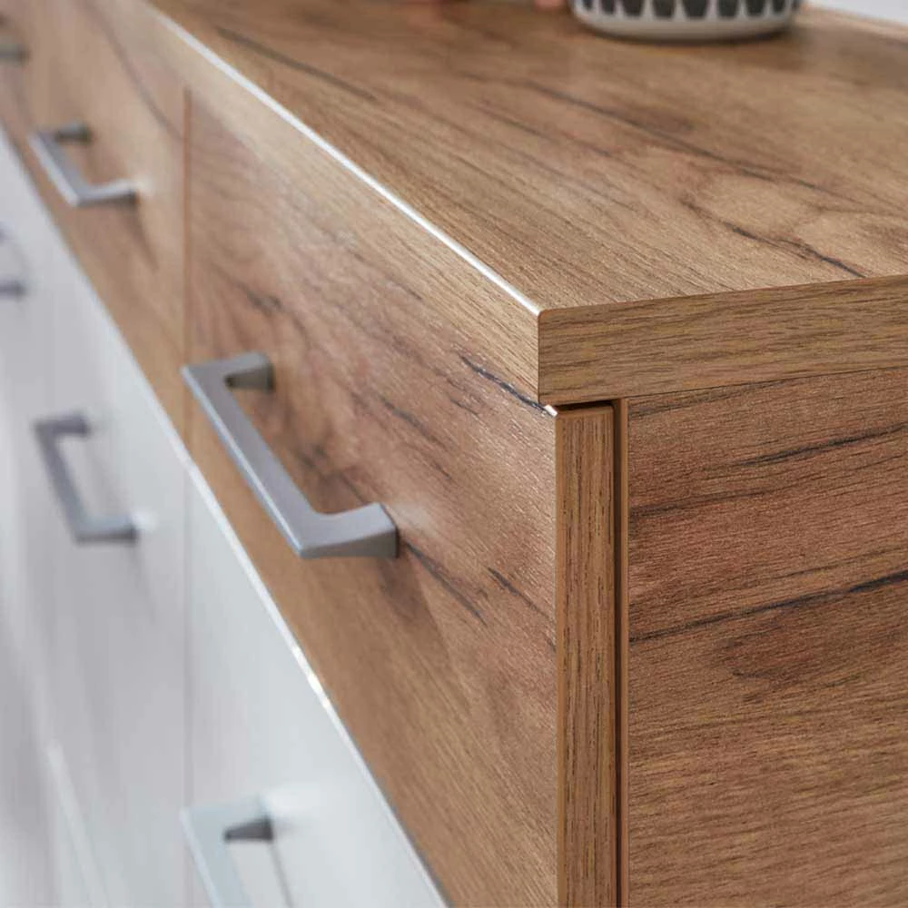 Auslauf 🔔 Zweifarbiges Sideboard Mit 2 Türen - Vicanossa I 😍 6 Auslauf 🔔 Zweifarbiges Sideboard Mit 2 Türen - Vicanossa I 😍 – Bild 6