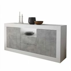 Besorgen 🥰 Zweifarbiges Sideboard Mit Offenem Fach - Niris 👍